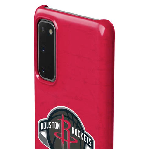 NBA Houston Rockets Distressed Galaxy S20 Lite Case