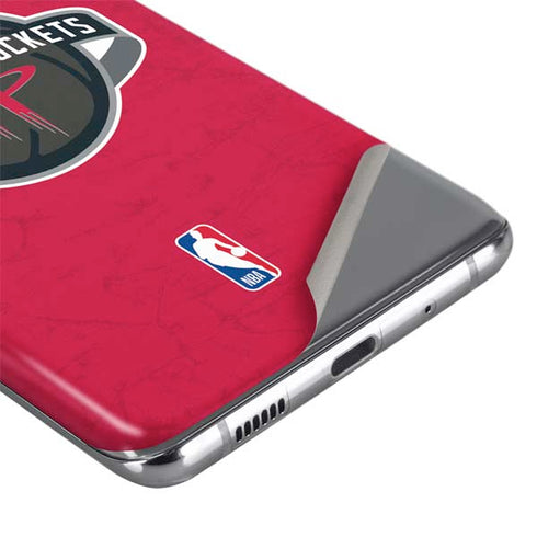 NBA Houston Rockets Distressed Galaxy S20 Skin