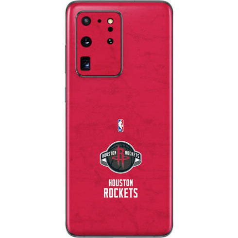 NBA Houston Rockets Distressed Galaxy S20 Ultra 5G Skin