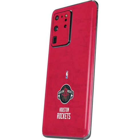 NBA Houston Rockets Distressed Galaxy S20 Ultra 5G Skin