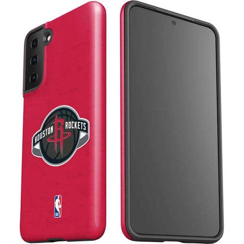 NBA Houston Rockets Distressed Galaxy S21 Plus 5G Pro Case