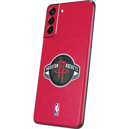 NBA Houston Rockets Distressed Galaxy S21 Plus 5G Skin