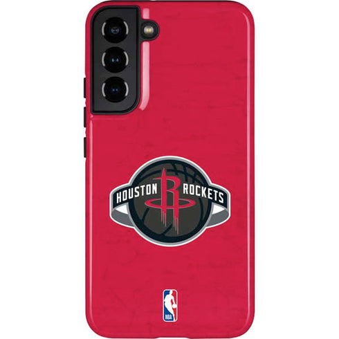 NBA Houston Rockets Distressed Galaxy S22 Plus Pro Case