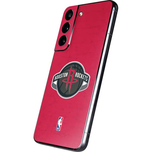 NBA Houston Rockets Distressed Galaxy S22 Skin