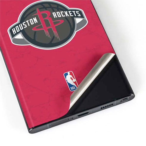 NBA Houston Rockets Distressed Galaxy S22 Ultra Skin