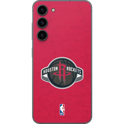 NBA Houston Rockets Distressed Galaxy S23 FE Skin
