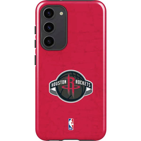 NBA Houston Rockets Distressed Galaxy S23 Plus Pro Case