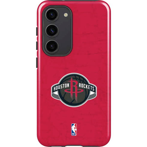 NBA Houston Rockets Distressed Galaxy S23 Pro Case