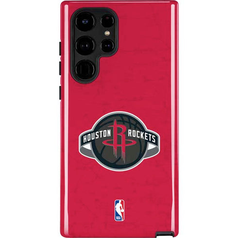 NBA Houston Rockets Distressed Galaxy S23 Ultra Pro Case