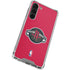 NBA Houston Rockets Distressed Galaxy S24 FE Clear Case