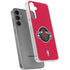 NBA Houston Rockets Distressed Galaxy S24 Plus Clear Case