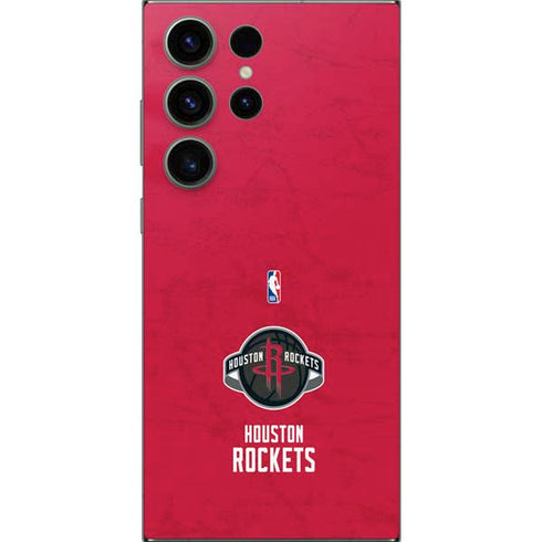 NBA Houston Rockets Distressed Galaxy S24 Ultra Skin