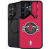 NBA Houston Rockets Distressed Galaxy S25 Kickstand Case