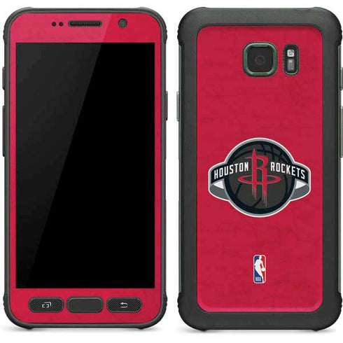 NBA Houston Rockets Distressed Galaxy S7 Active Skin