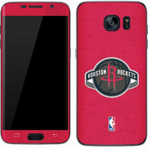 NBA Houston Rockets Distressed Galaxy S7 Skin
