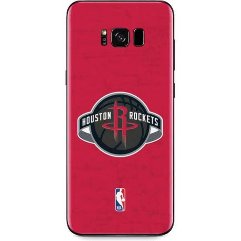 NBA Houston Rockets Distressed Galaxy S8 Skin