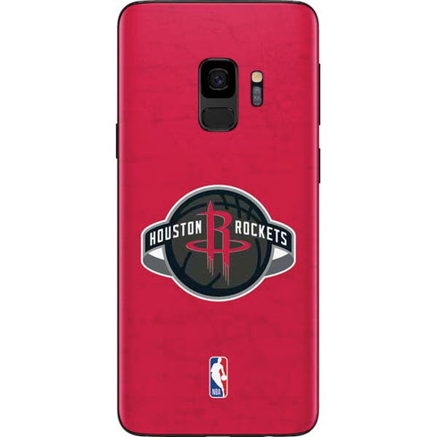 NBA Houston Rockets Distressed Galaxy S9 Skin