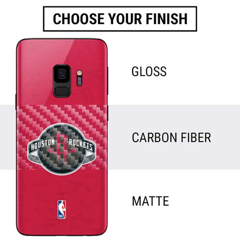NBA Houston Rockets Distressed Galaxy S9 Skin