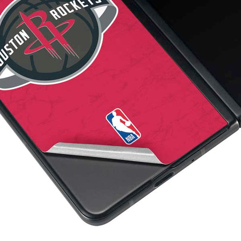 NBA Houston Rockets Distressed Galaxy Z Fold3 5G Skin