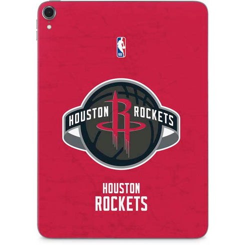 NBA Houston Rockets Distressed Apple iPad Pro Skin