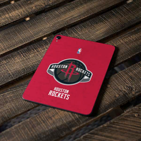 NBA Houston Rockets Distressed Apple iPad Pro Skin