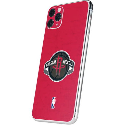 NBA Houston Rockets Distressed iPhone 11 Pro Max Skin