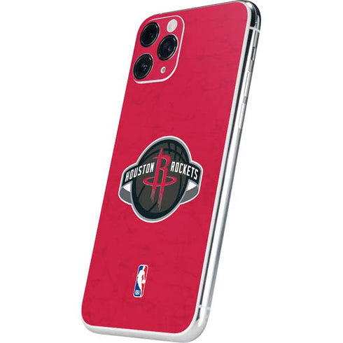 NBA Houston Rockets Distressed iPhone 11 Pro Skin