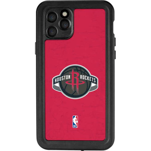 NBA Houston Rockets Distressed iPhone 11 Pro Waterproof Case