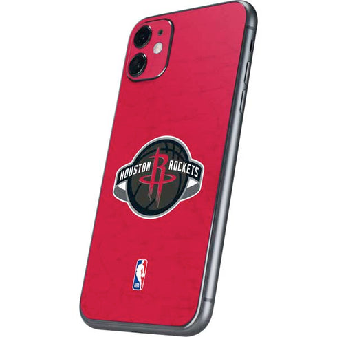 NBA Houston Rockets Distressed iPhone 11 Skin