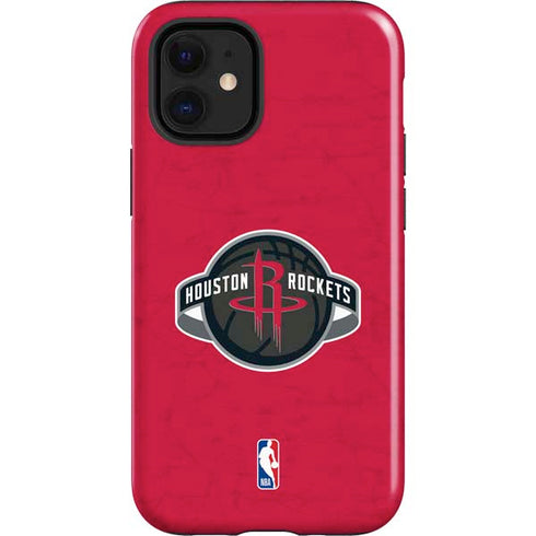 NBA Houston Rockets Distressed iPhone 12 Mini Impact Case