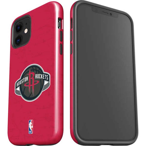 NBA Houston Rockets Distressed iPhone 12 Mini Impact Case