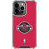 NBA Houston Rockets Distressed iPhone 13 Pro Clear Case