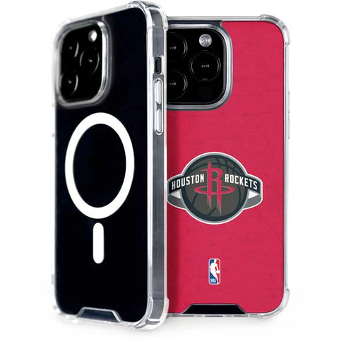 NBA Houston Rockets Distressed iPhone 13 Pro MagSafe Case