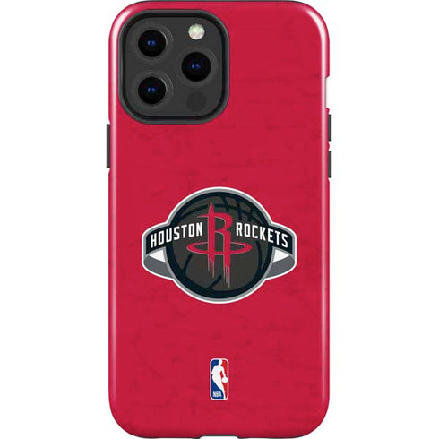 NBA Houston Rockets Distressed iPhone 13 Pro Max Impact Case