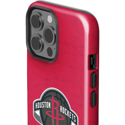 NBA Houston Rockets Distressed iPhone 13 Pro Max Impact Case
