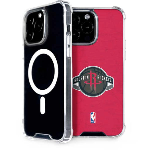 NBA Houston Rockets Distressed iPhone 14 Pro Max MagSafe Case