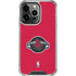 NBA Houston Rockets Distressed iPhone 15 Pro Clear Case