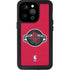 NBA Houston Rockets Distressed iPhone 15 Pro Waterproof Case