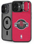 NBA Houston Rockets Distressed iPhone 16 Kickstand Case
