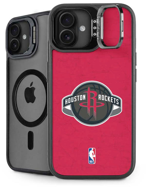 NBA Houston Rockets Distressed iPhone 16 Plus Kickstand Case