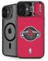 NBA Houston Rockets Distressed iPhone 16 Plus Kickstand Case