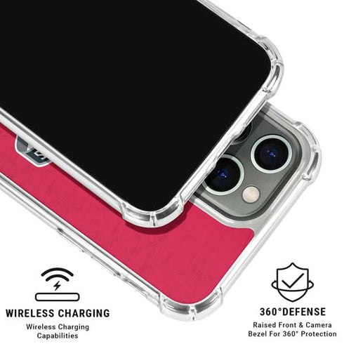 NBA Houston Rockets Distressed iPhone 16 Pro Max Clear Case