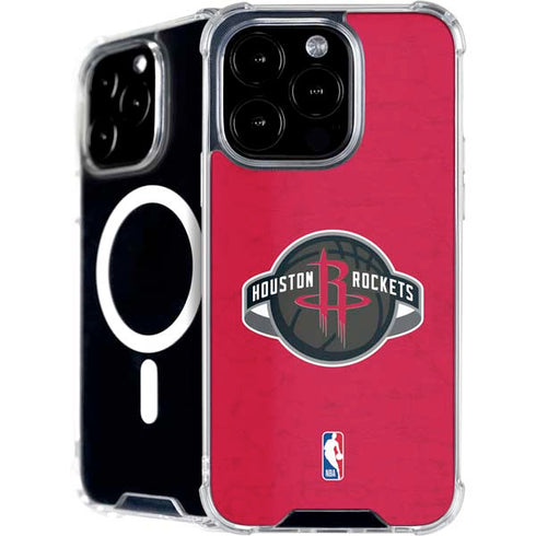 NBA Houston Rockets Distressed iPhone 16 Pro Max MagSafe Case