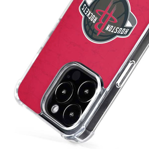 NBA Houston Rockets Distressed iPhone 16 Pro Max MagSafe Case