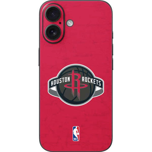 NBA Houston Rockets Distressed iPhone 16 Skin
