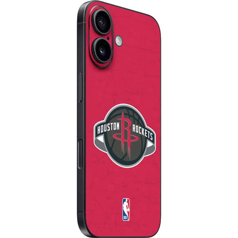 NBA Houston Rockets Distressed iPhone 16 Skin