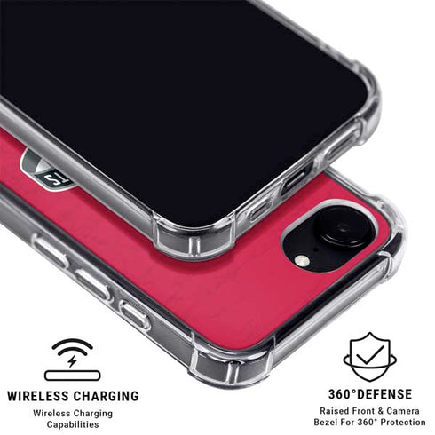 NBA Houston Rockets Distressed iPhone 16e MagSafe Case