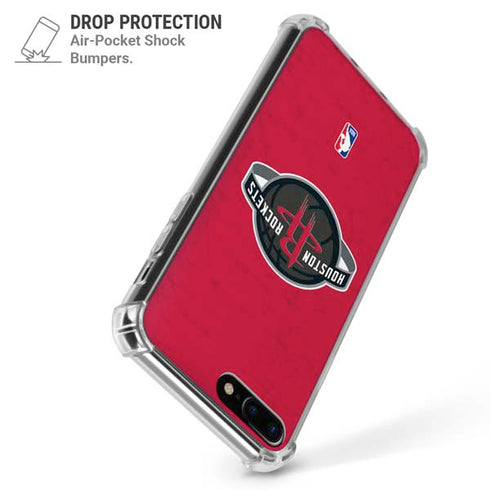 NBA Houston Rockets Distressed iPhone 7/8 Plus Clear Case