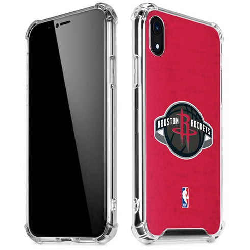 NBA Houston Rockets Distressed iPhone XR Clear Case