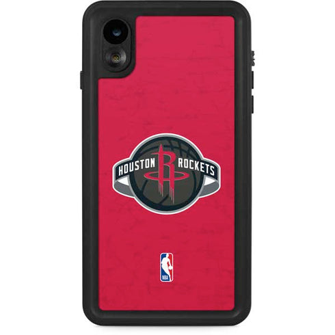 NBA Houston Rockets Distressed iPhone XR Waterproof Case